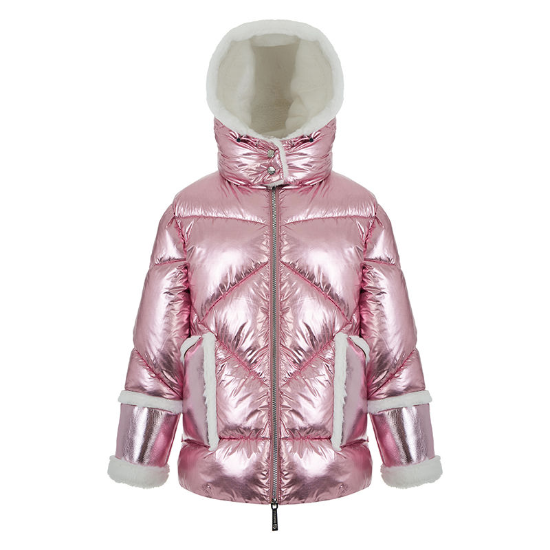 Куртка жемчужно-розового цвета