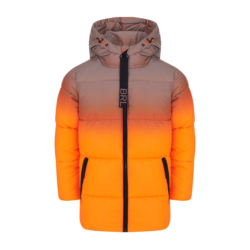 Куртка неоново-оранжевого цвета